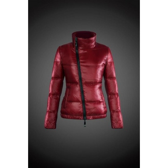 Women Moncler Down Coat Without Hat Red