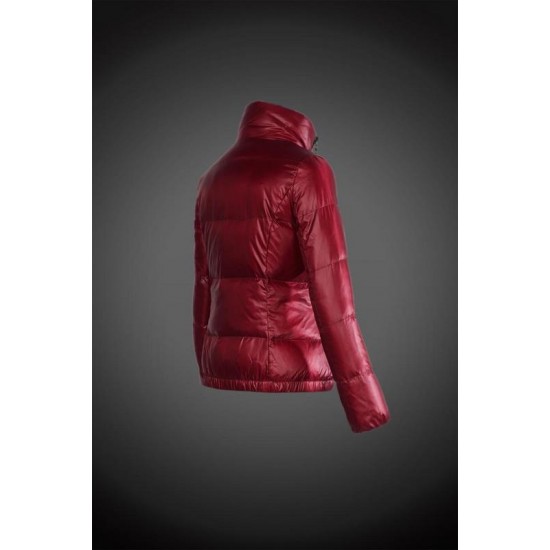 Women Moncler Down Coat Without Hat Red