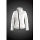 Women Moncler Down Coat Without Hat White