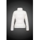 Women Moncler Down Coat Without Hat White