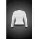 Women Moncler Down Coat Without Hat White