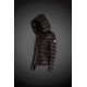 Women Moncler Down Jacket With Hat Black